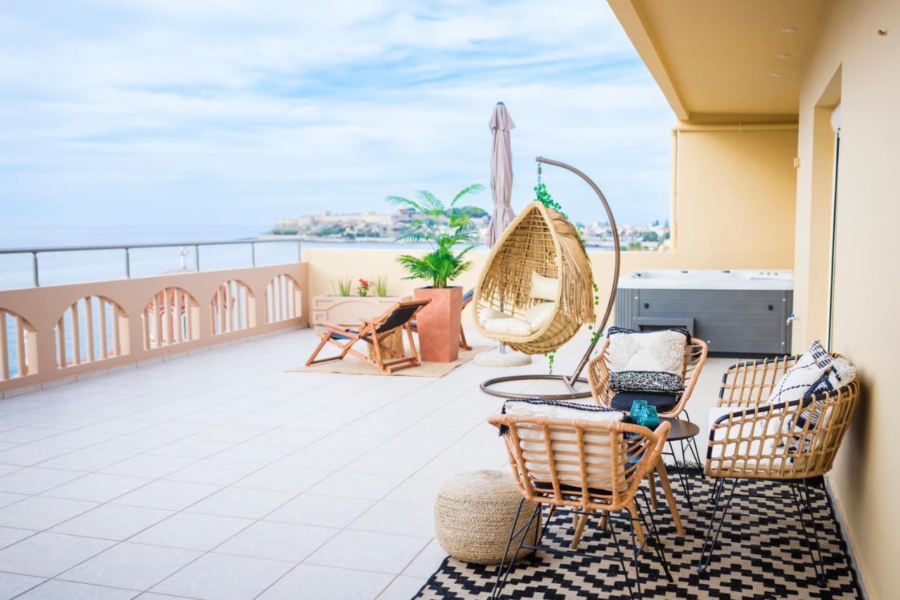 Thea - Rooftop Seaview Jacuzzi Réthymnon Extérieur photo